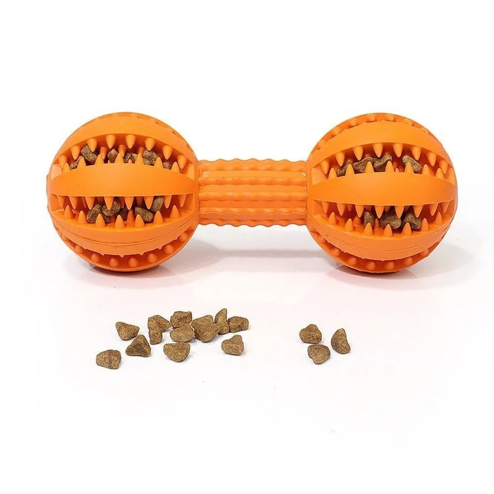 Rubber Dog Chew Toy For Dental Hygiene & Feeding