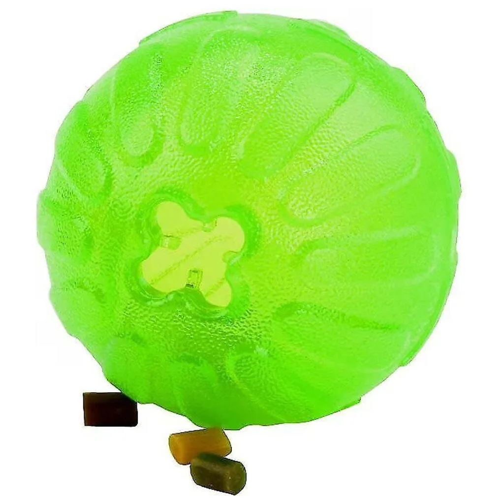 Starmark Treat Dispensing Chew Ball Tough Dog Toy