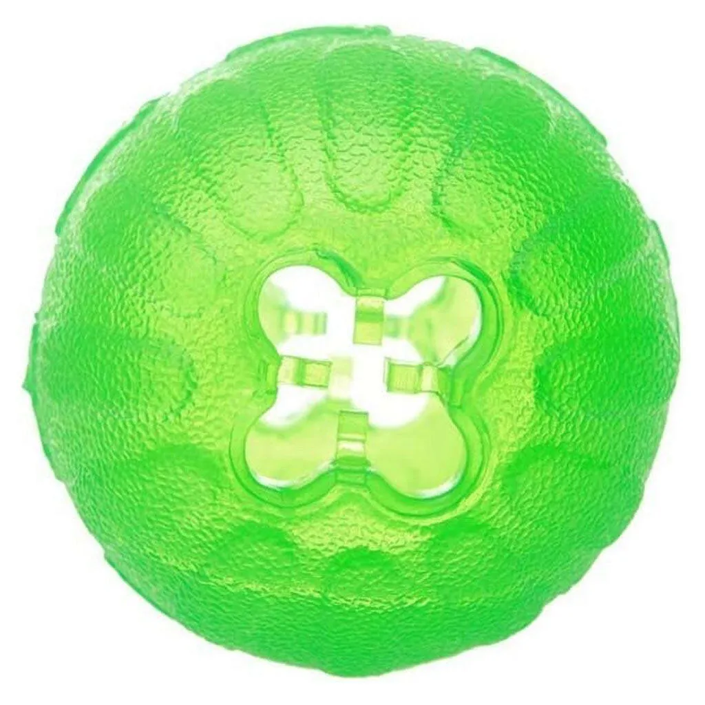 Starmark Treat Dispensing Chew Ball Tough Dog Toy