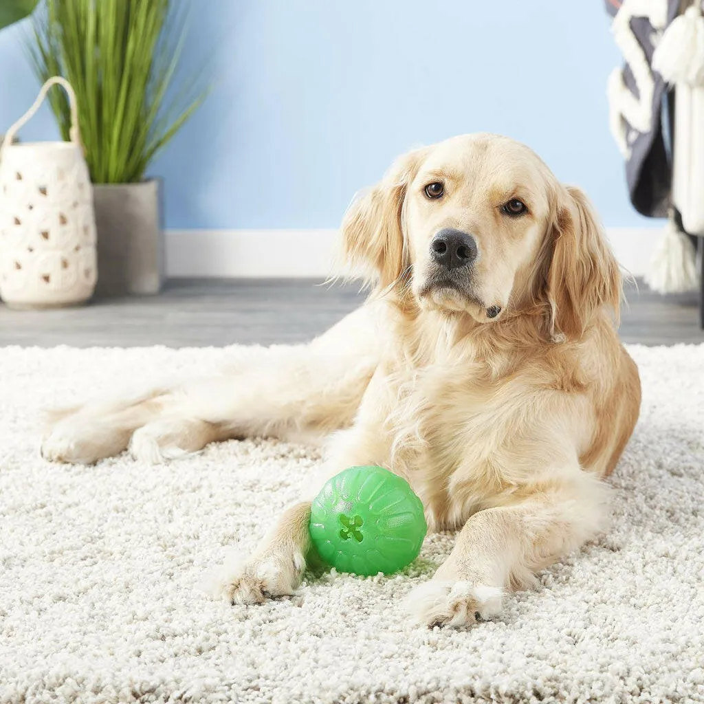 Starmark Treat Dispensing Chew Ball Tough Dog Toy