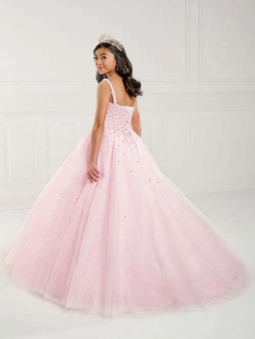 Tiffany Princess 13739 Girls Pageant Dress Tulle Pearl Beaded A Line Corset Ball Gown Preteen