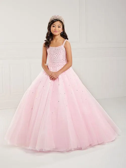 Tiffany Princess 13739 Girls Pageant Dress Tulle Pearl Beaded A Line Corset Ball Gown Preteen