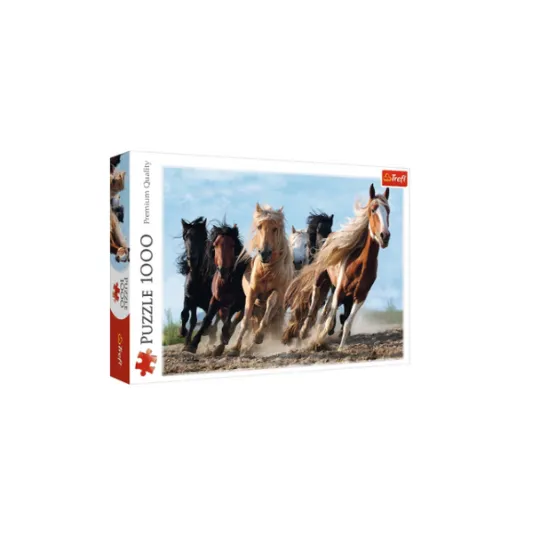 Trefl 1000 Piece Puzzle Galloping horses