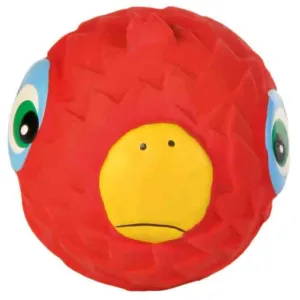 Trixie Animal Faces Latex Ball Toy for Dogs (Red)